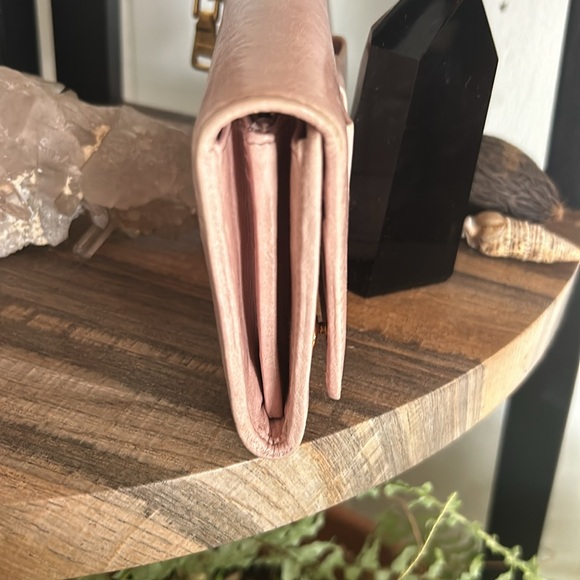 Miu Miu Long Wallet Calf Pink - Picture 8 of 8